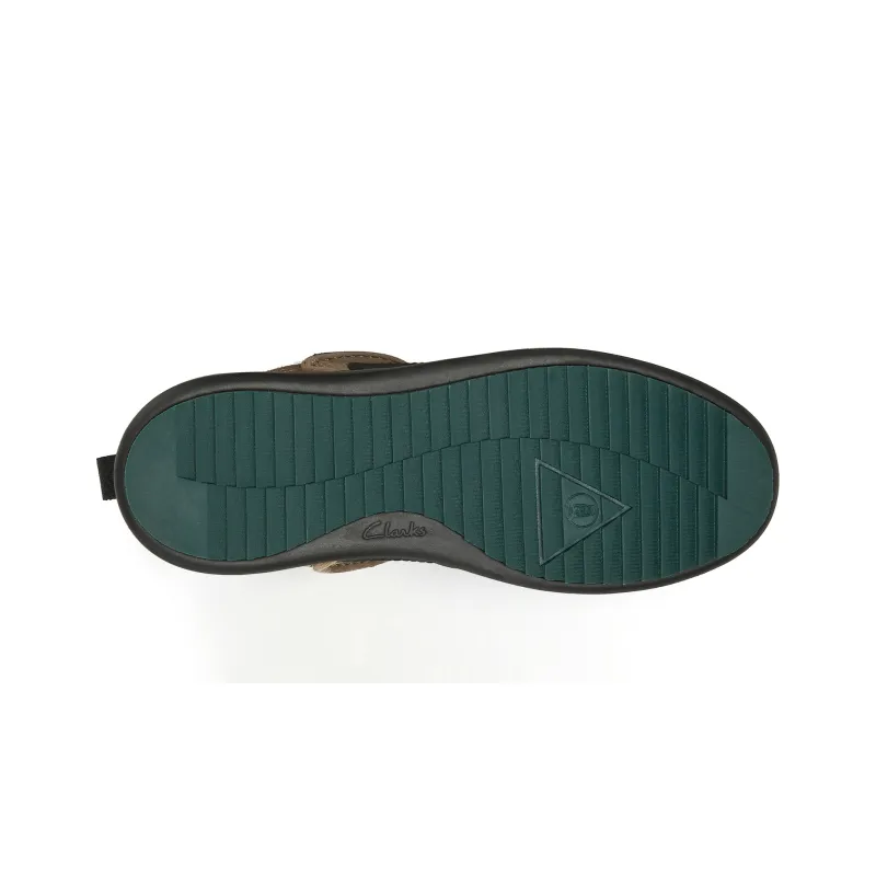 Clarks Pattern Collection Durable Breathable Low Top Skateboard Shoes Men's Yellow-4