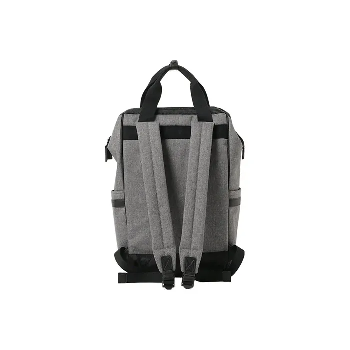 Beams Polyester Backpack Men's Charcoal Gray-2