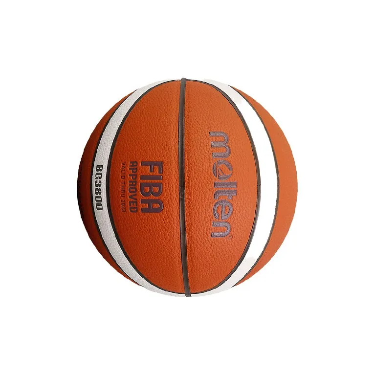 Molten PU Basketball Red Brown Size 5/6/7 Ball Training Unisex-3