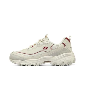 Skechers Dlites 1.0 'Beige Burgundy' Women's