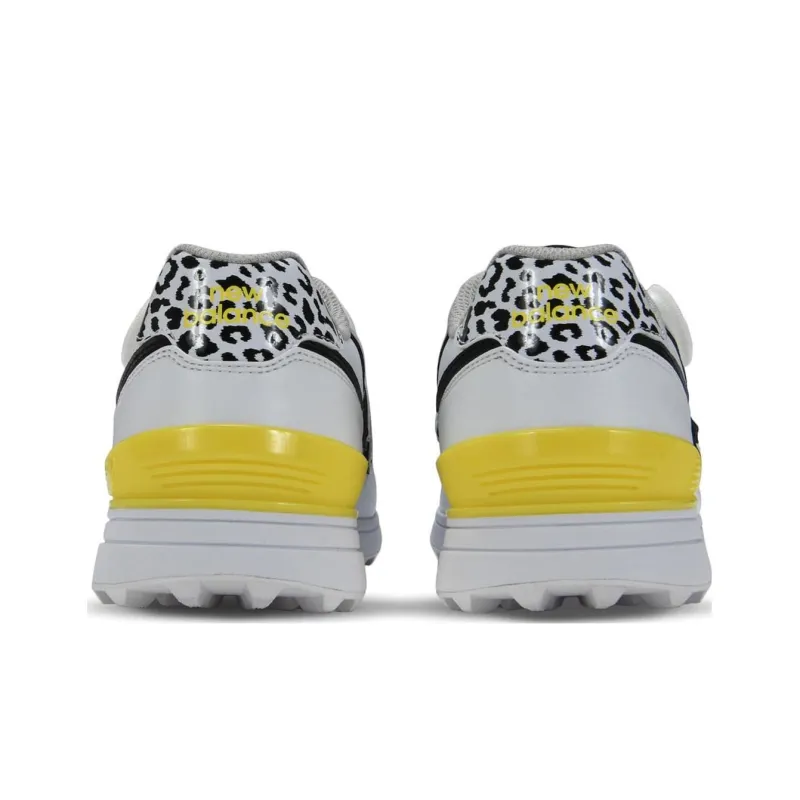 New Balance 574 Boa 2E Golf Shoes 'White Black Yellow' Women's-3