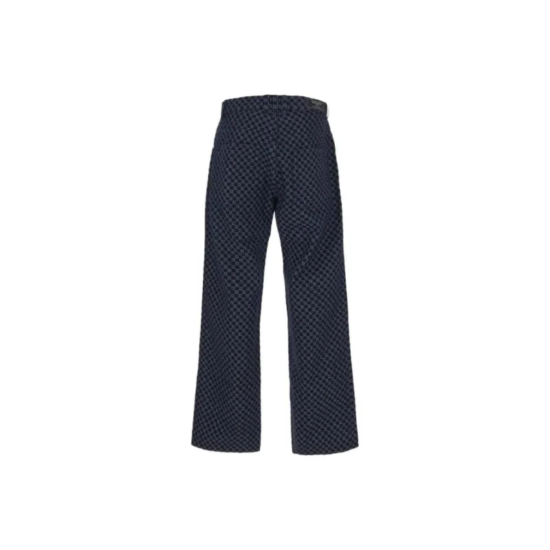 BALMAIN Jacquard Wide-Leg Jeans-1
