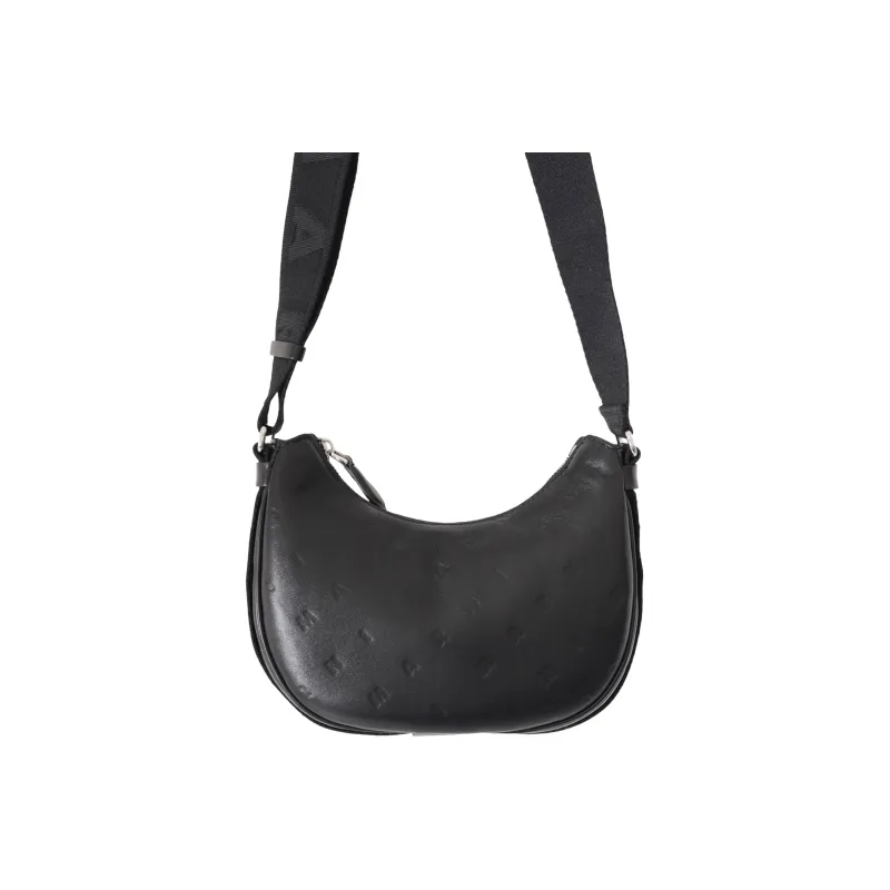 MARNI Artificial Leather Hobo Bag Crossbody Bag Shoulder Bag Men's Black-0
