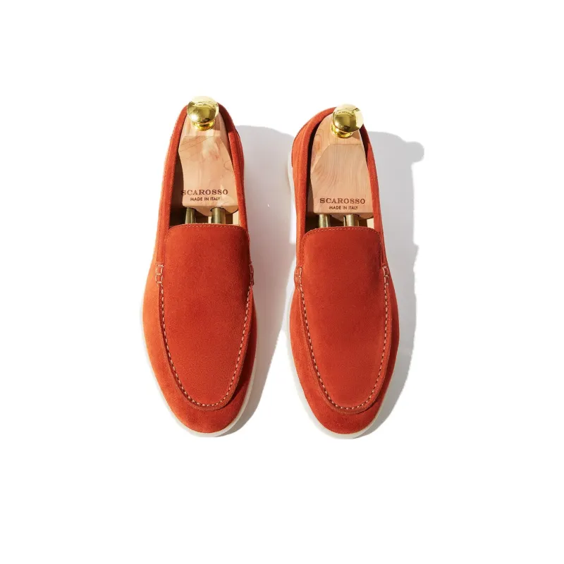 SCAROSSO Ludovica Almond Toe Loafers Women's-2
