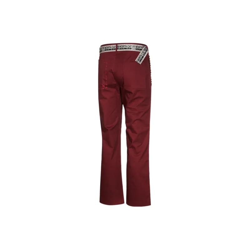 PUMA MICHAEL LAU Collaboration Knitted Sweatpants Unisex Wine-1