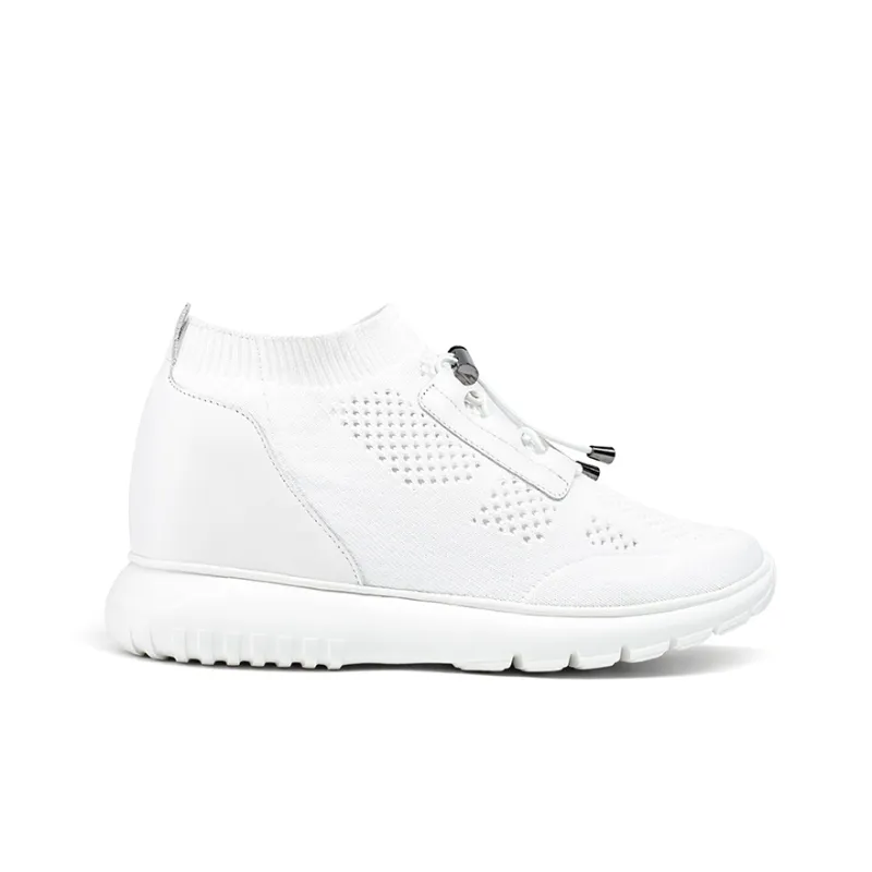 He Jinchang Hermo Collection Wear Resistant Slip Resistant Low Top Casual Shoes Women's White-1
