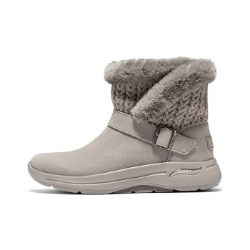 Skechers Go Walk Arch Fit Abrasion Resistant Thermal Knee High Snow Boots Women's Taupe