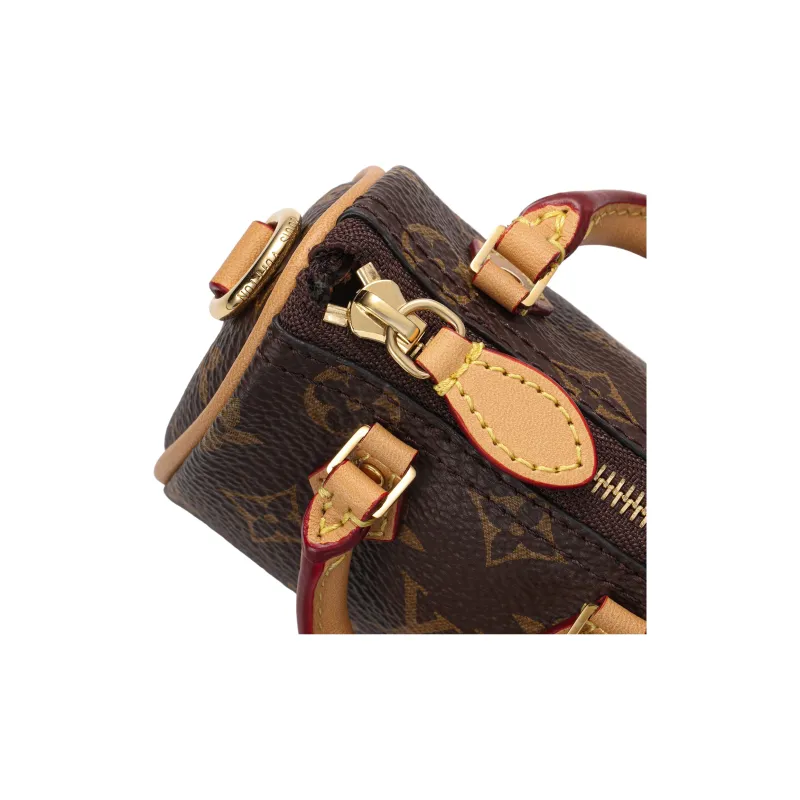 LOUIS VUITTON Bag Charm Speedy Monogram Brown-6