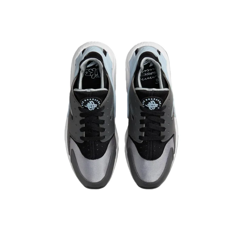 Nike Air Huarache Swoosh! Black Light Smoke Grey-3