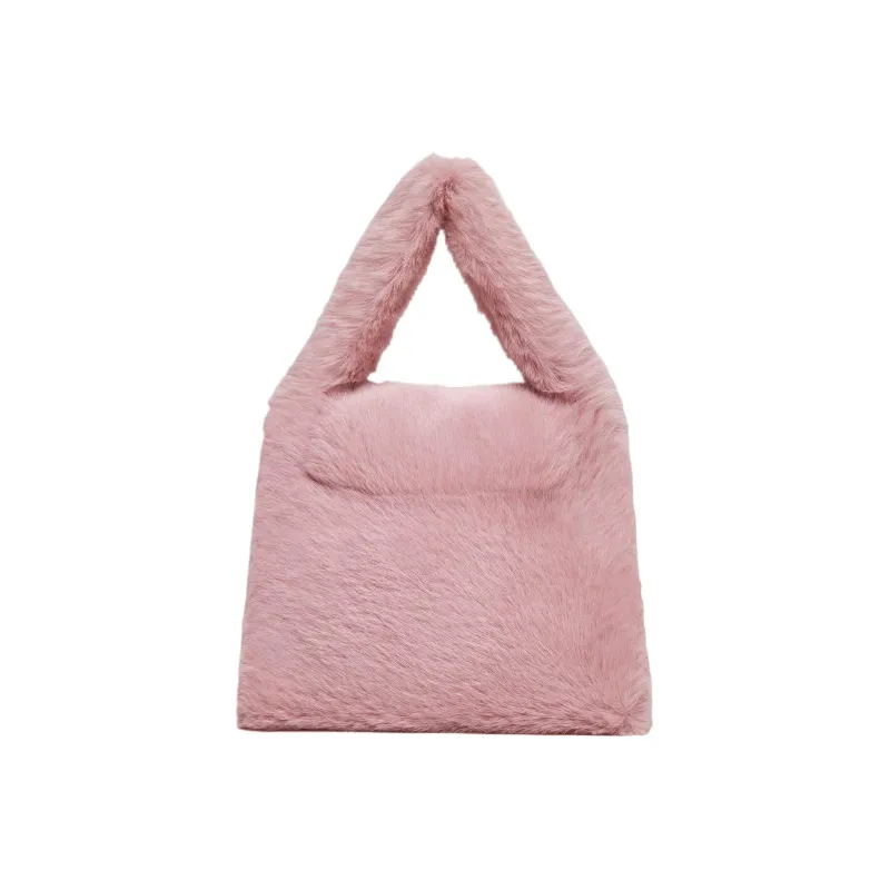 Blumarine Faux Fur Handbag Mini Women's Pink-2