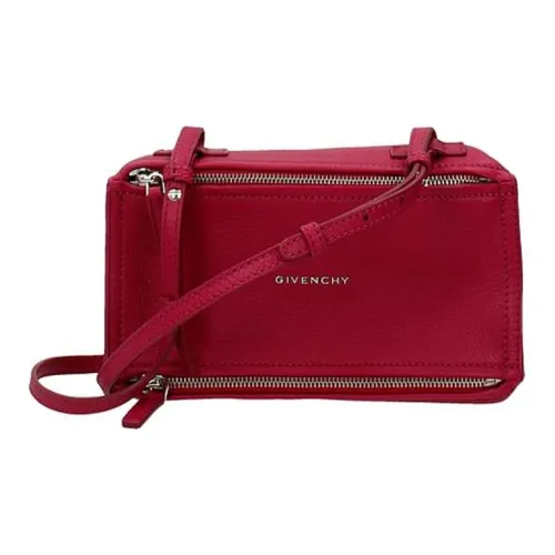 Givenchy Leather Shoulder Bag Mini Women's Fuchsia