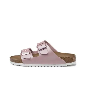 Birkenstock Slide Slippers Women's Icy Metal Old Rose