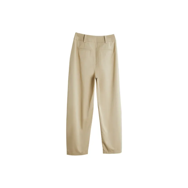 ELLE Casual Pants Women's Khaki-1
