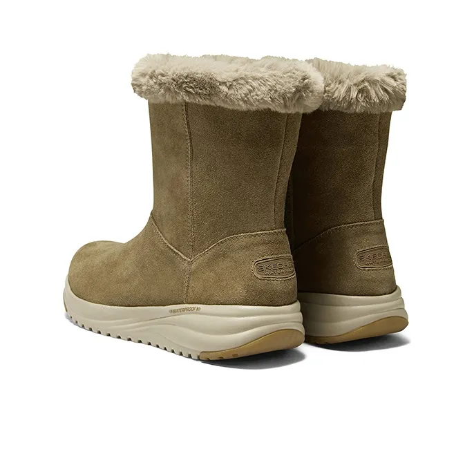 Skechers ON THE GO STELLAR Thermal Abrasion Resistant Slip Resistant Crew Snow Boots Women's Brown-4