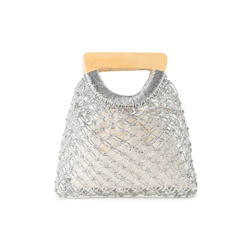 Beams Polyester Handbag Women's Gray