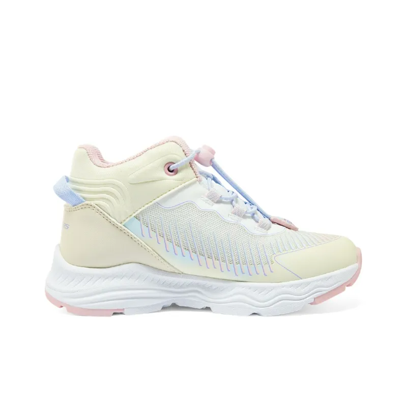Skechers Girls Thermal Slip Resistant Crew Snow Boots Women's Ecru Pink-1
