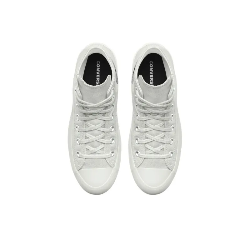 Converse Chuck Taylor All Star Lugged Anti-Slip And Wear-Resistant Lightweight Mid-Top Canvas Shoes Women's White-3