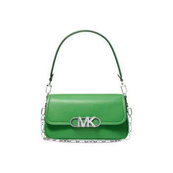 MICHAEL KORS PARKER Leather Handbag Shoulder Bag Women's Palm Green