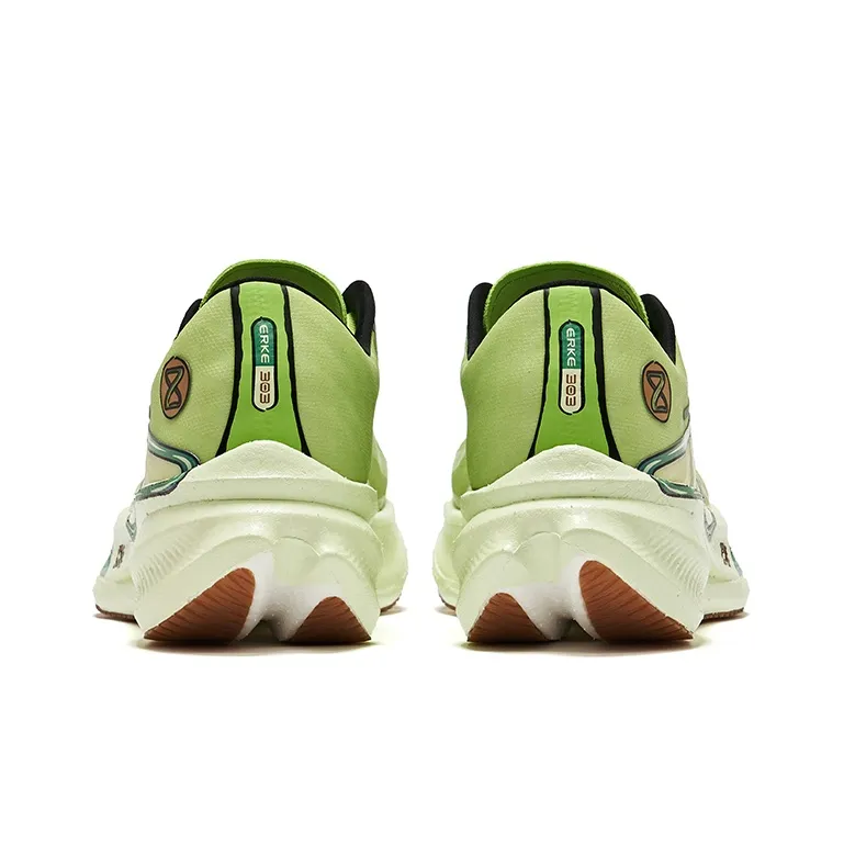 Erke Zhijing 1.0 Slip Resistant Low Top Long Distance Running Shoes Men's Avocado-3