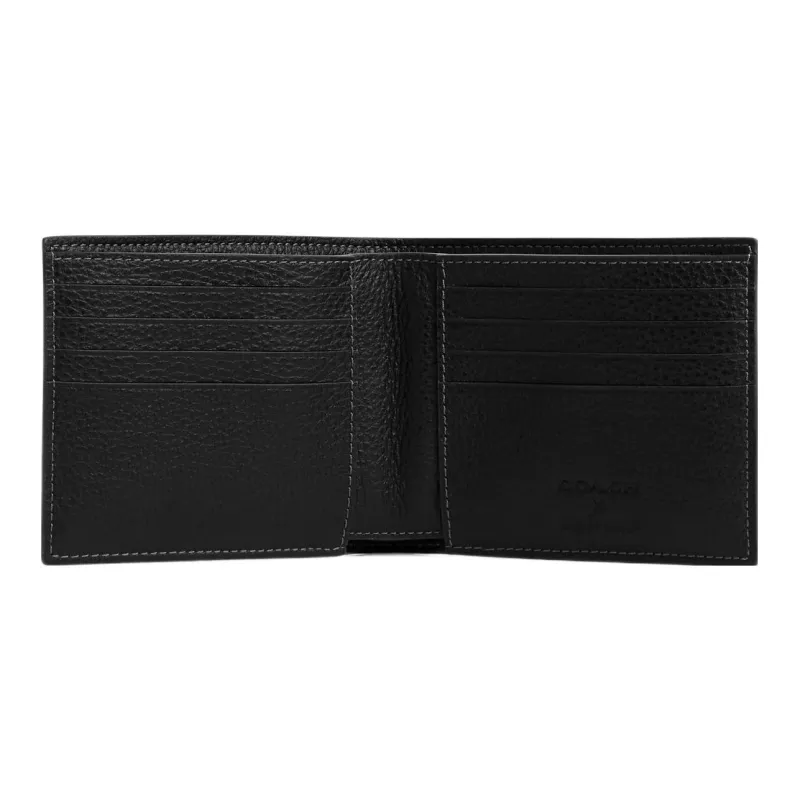 COACH MINT+SERF Collaboration 3 IN 1 Wallet Pebbled Leather Coin Purses Wallets Women's Black-4