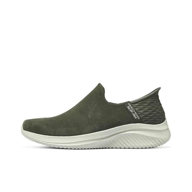 Skechers Ultra Flex 3.0 Hands Free Slip Ins Anti Slip Wear Resistant Low Top Casual Shoes Men's Brown-0