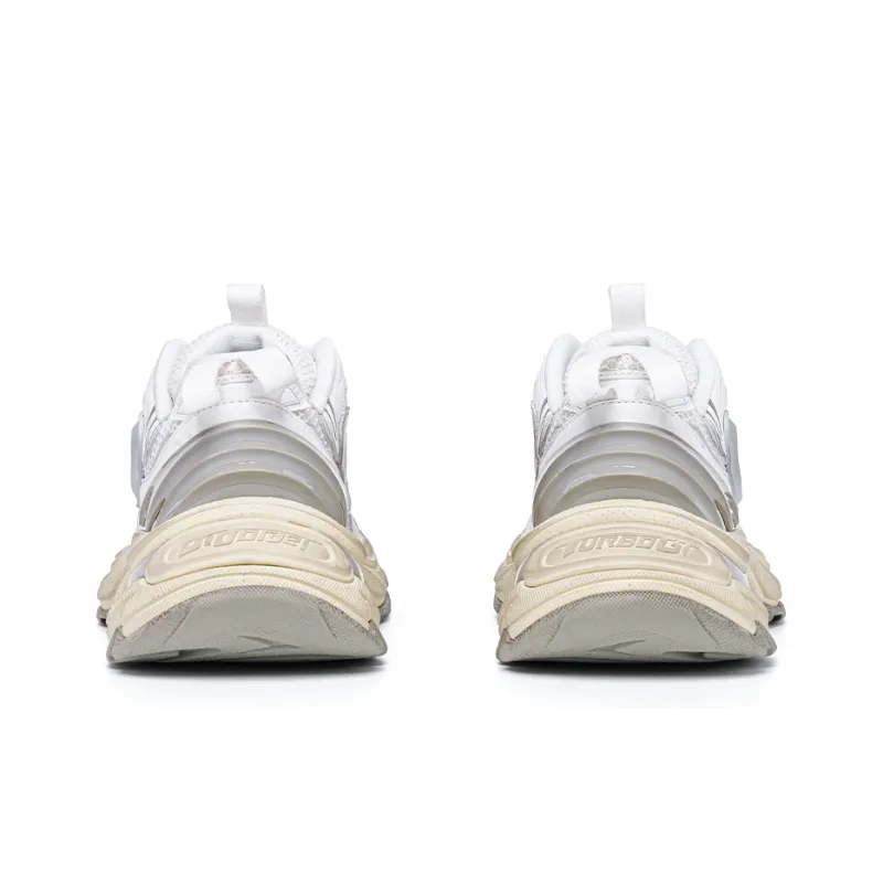 OLD ORDER Turbo GT Wear Resistant Low Top Chunky Sneakers Unisex Dirty White-2
