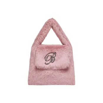 Blumarine Faux Fur Handbag Mini Women's Pink