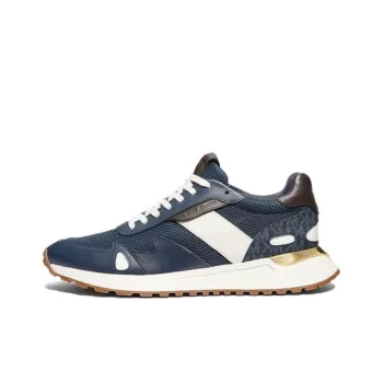 MICHAEL KORS Miles Breathable Low Top Casual Shoes Men's Blue White