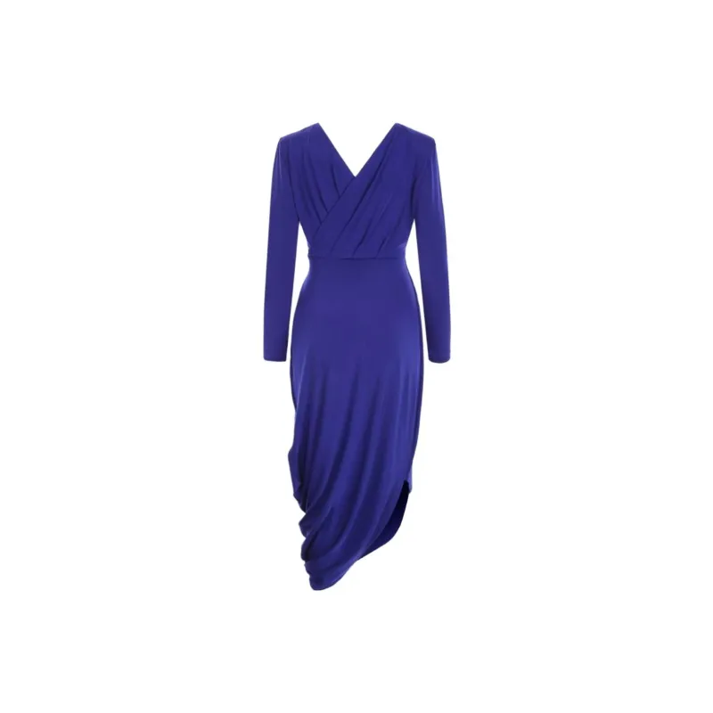 GIORGIO ARMANI Long-Sleeved Dresses Women's Blue-1