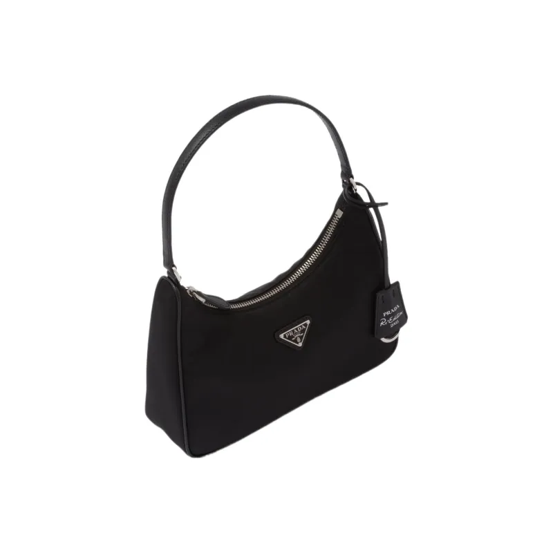 PRADA Re Edition 2005 Re Nylon And Saffiano Mini Shoulder Bag Black-1