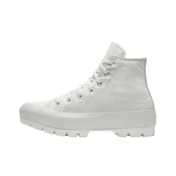 Converse Chuck Taylor All Star Lugged Anti-Slip And Wear-Resistant Lightweight Mid-Top Canvas Shoes Women's White
