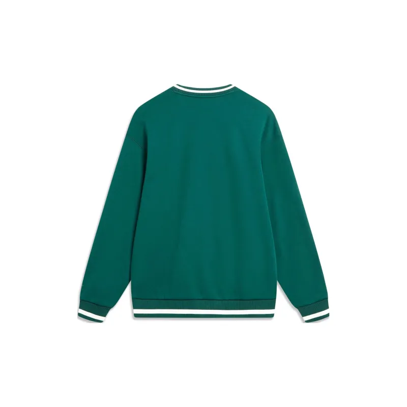 LiNing Sports Life Collection Sweatshirt Unisex Deep Ink Green-1