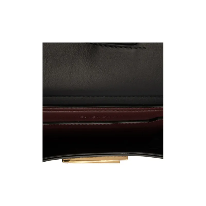 GIVENCHY Cow Leather One Shoulder Handbag Mini Women's Black-4