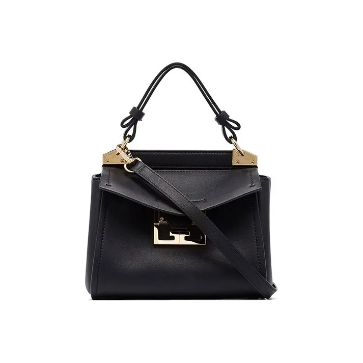 GIVENCHY Cow Leather One Shoulder Handbag Mini Women's Black-0