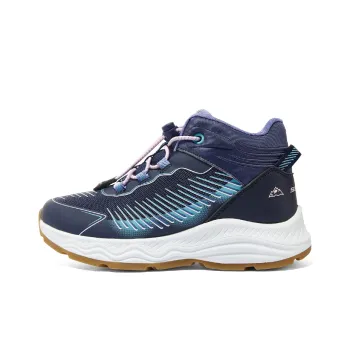 Skechers Girls Thermal Abrasion Resistant Short Snow Boots Women's Marine Blue Lavender