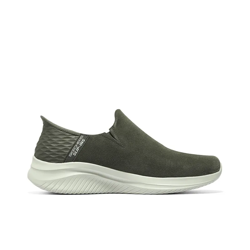 Skechers Ultra Flex 3.0 Hands Free Slip Ins Anti Slip Wear Resistant Low Top Casual Shoes Men's Brown-1