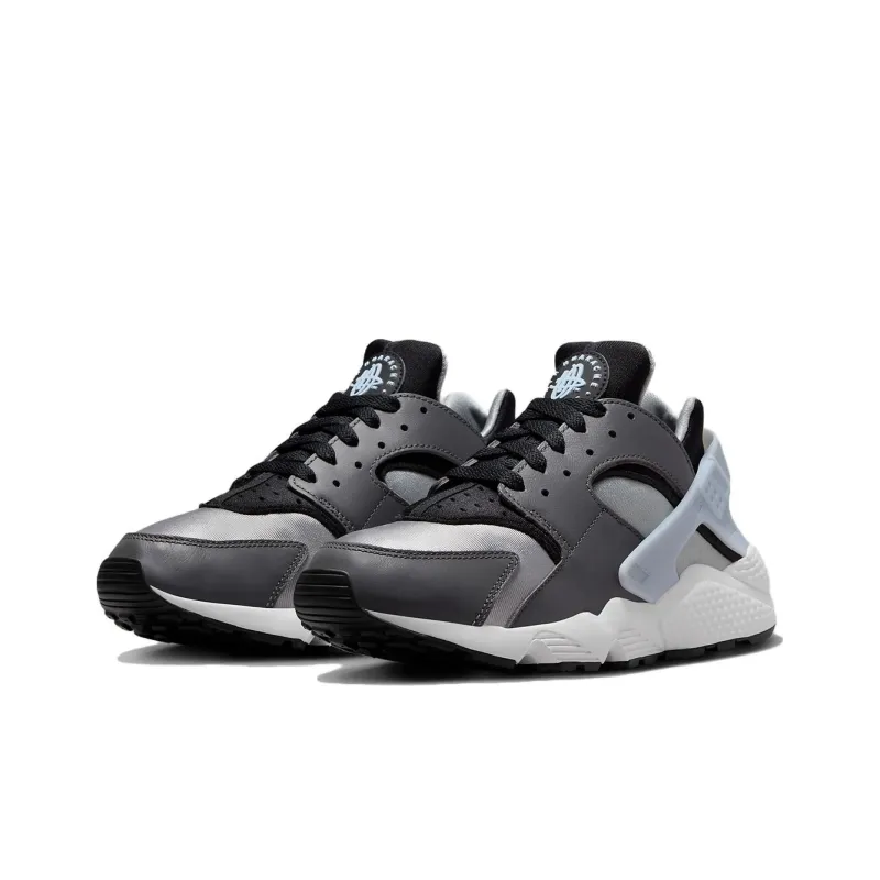 Nike Air Huarache Swoosh! Black Light Smoke Grey-2