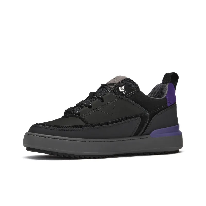 Clarks Abrasion Resistant Slip Resistant Low Top Skateboard Shoes Men's Black-1