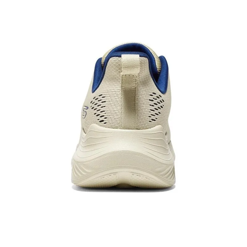 Skechers Breathable Lightweight Low Top Casual Shoes Men's Beige-5