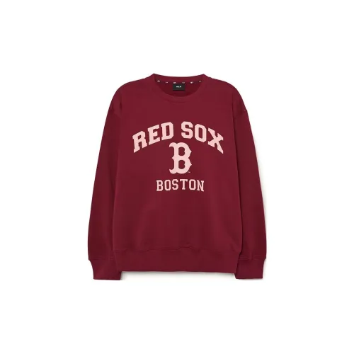 MLB College Style Series Sweatshirts Unisex Deep Burgundy