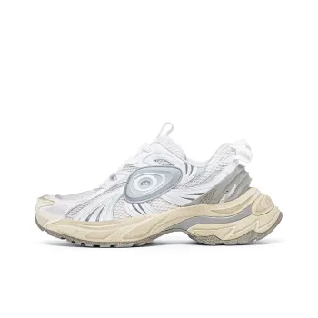 OLD ORDER Turbo GT Wear Resistant Low Top Chunky Sneakers Unisex Dirty White