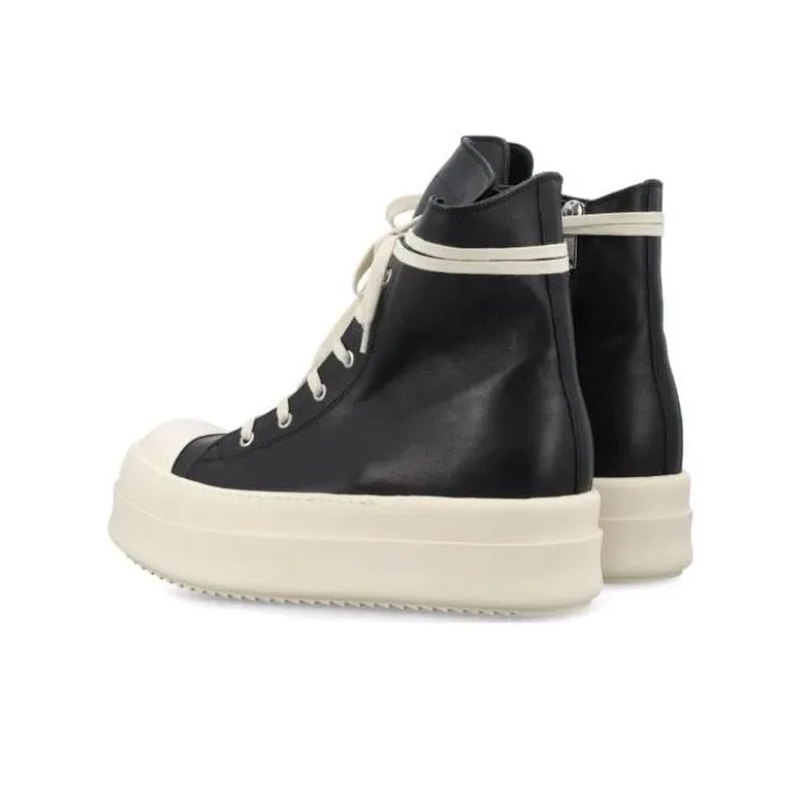 RICK OWENS Luxor Runway Mega Bumper Ramones Black Milk FW23-3
