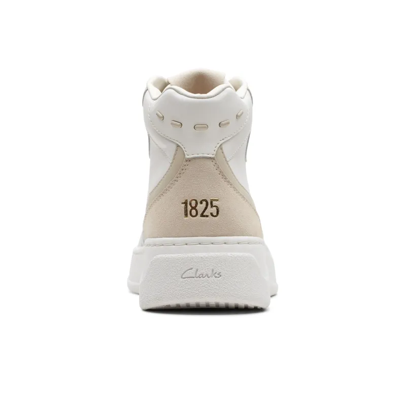 Clarks Lightweight Series High Top Skateboard Shoes Women's White-2