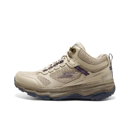 Skechers Go Run Trail Hiking / Trekking Shoes Women's Low-Top Taupe Navy