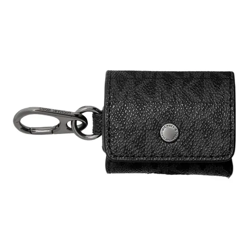 MICHAEL KORS Canvas Earphone Case Women's Black