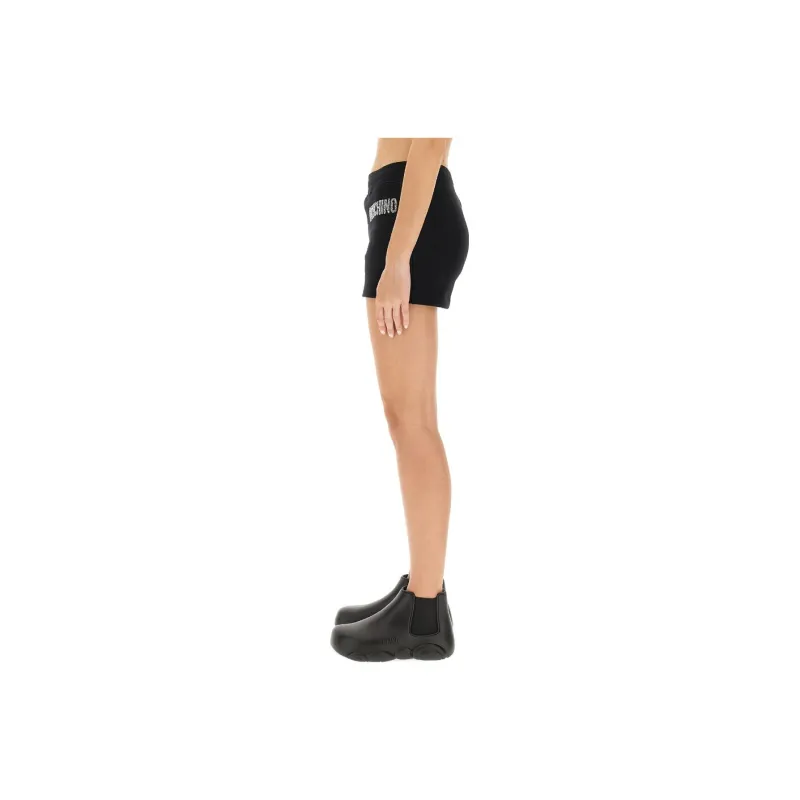 MOSCHINO Logo Embellished Shorts-2