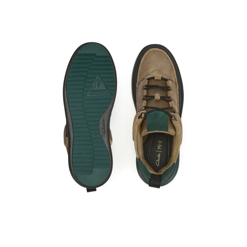 Clarks Pattern Collection Durable Breathable Low Top Skateboard Shoes Men's Yellow-3