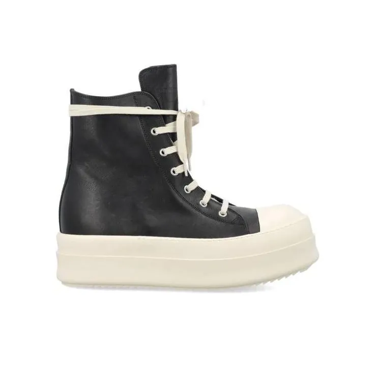 RICK OWENS Luxor Runway Mega Bumper Ramones Black Milk FW23-1