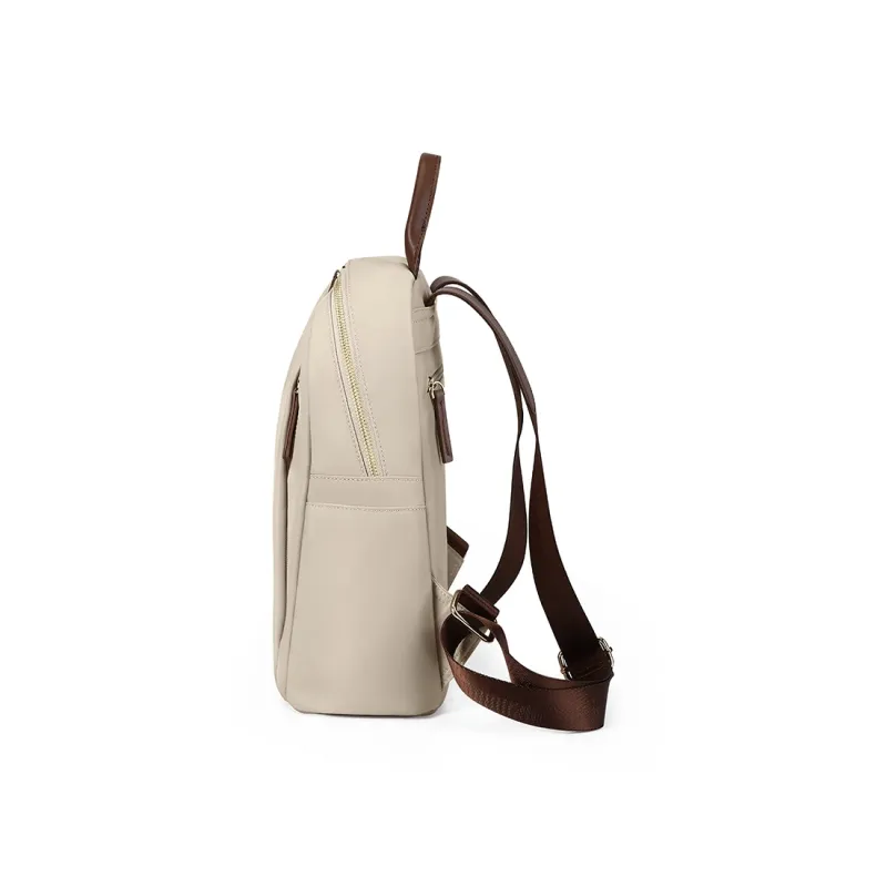 GOLF Fabric Backpack Medium Size Women's Apricot/Modern Gray/Elegant Black-2