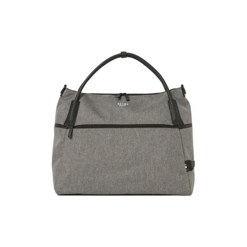 Beams Polyester Gym Bag Shoulder Bag Crossbody Bag Handbag Men's Gray